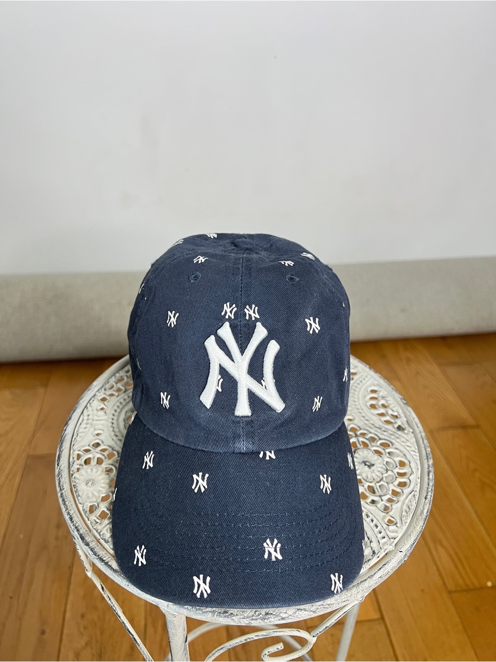 47 Brand Navy Baseball Cap with White NY Embroidery